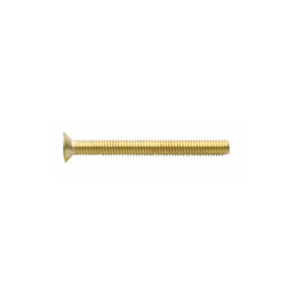 Afbeelding voor Metaalschroef M6x60mm messing 9903