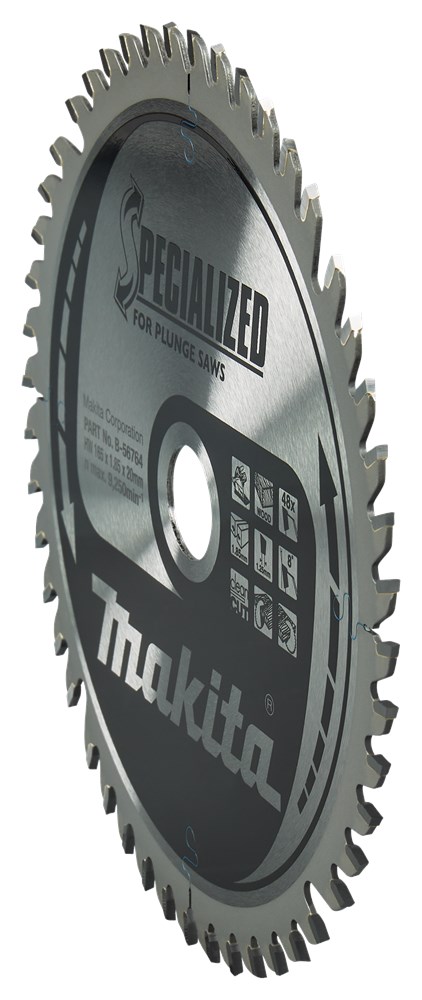 MAKITA INVALCIRKELZAAGBLAD HOUT B-56764