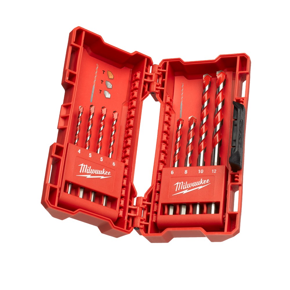 Afbeelding voor Betonboorset 8-delig (5-12  mm in cassette)