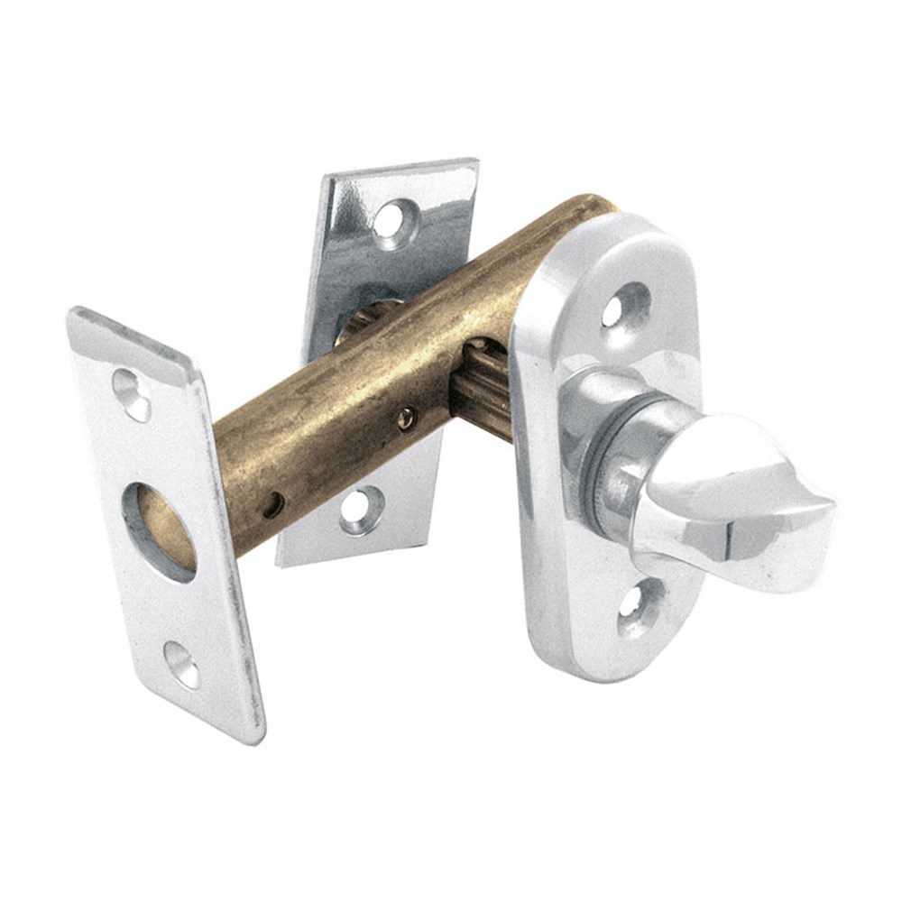 Insteekgrendel, messing verchroomd