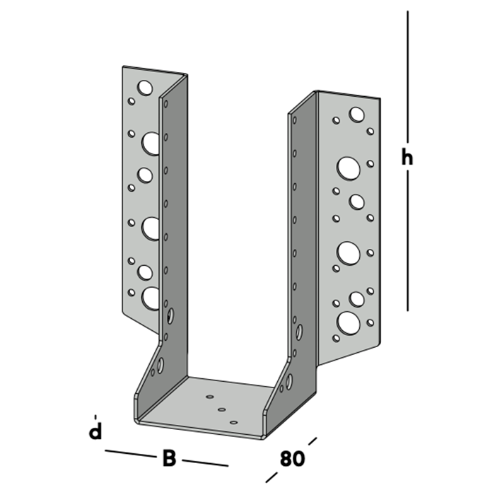 Afbeelding tekening GB raveeldrager zwaar sv-2 440