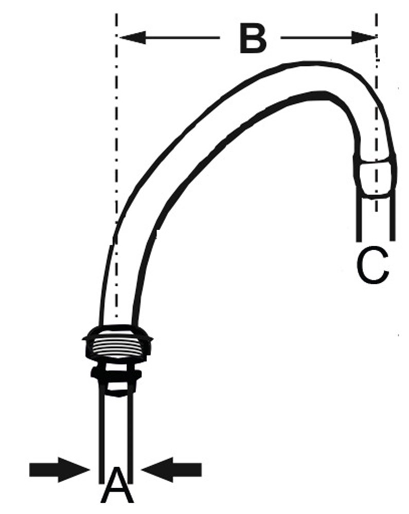 bovenuitloop draaibaar chroom grohe-2 bovenuitloop draaibaar chroom grohe-2