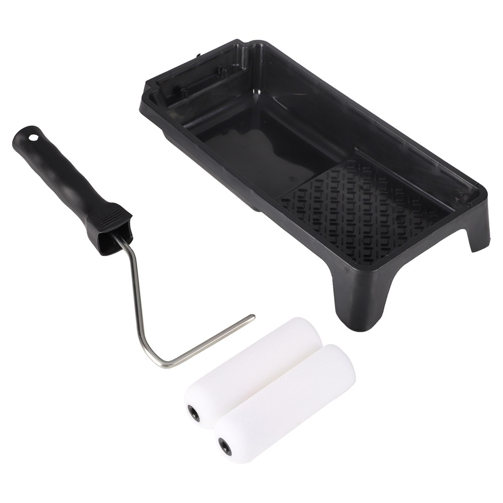 Afbeelding voor Roller 10 cm + bakje set 4 delig