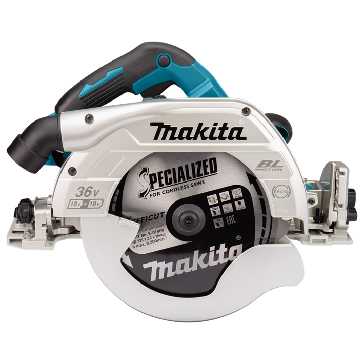 Afbeelding Makita 2x18 v cirkelzaag 235 mm