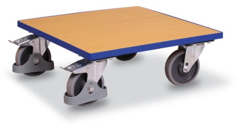 onderwagen voor kratten, 400 kg, nee, 500 mm, 500 mm, hout, staal, nee, rubber, 4 stuks, RAL5010 gentiaanblauw, 12.5 kg i0000017382.jpg
