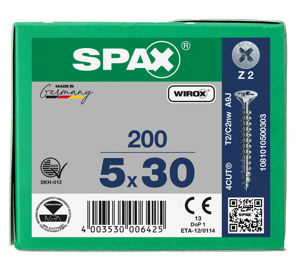 spaanplaatschroef wirox spax-6 spaanplaatschroef wirox spax-6