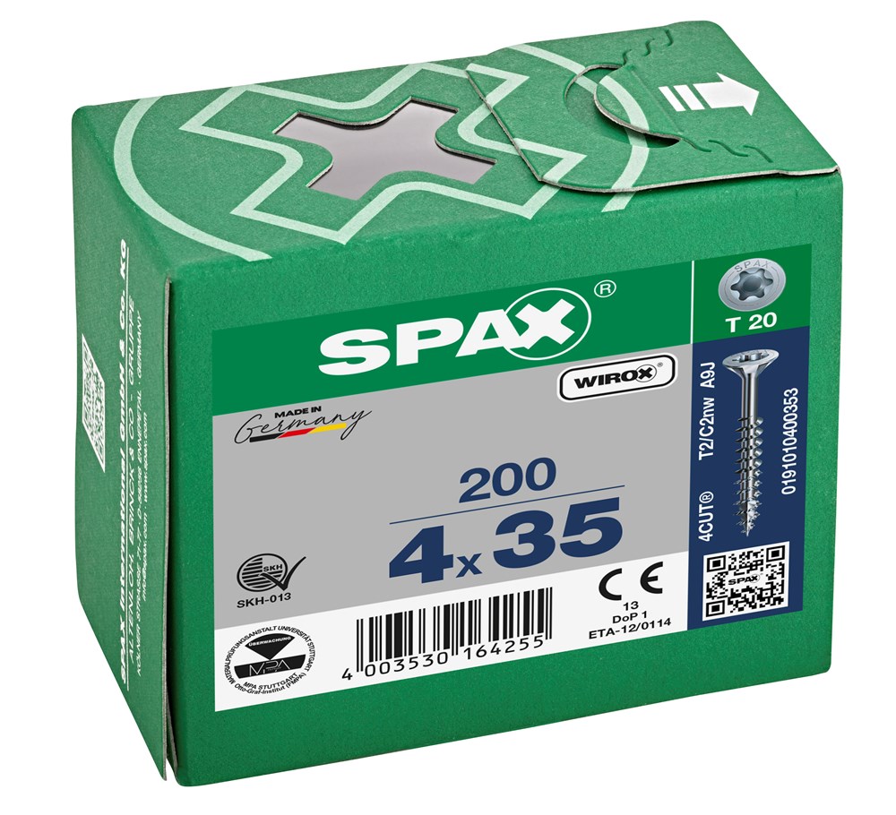 spaanplaatschroef wirox spax-4 spaanplaatschroef wirox spax-4
