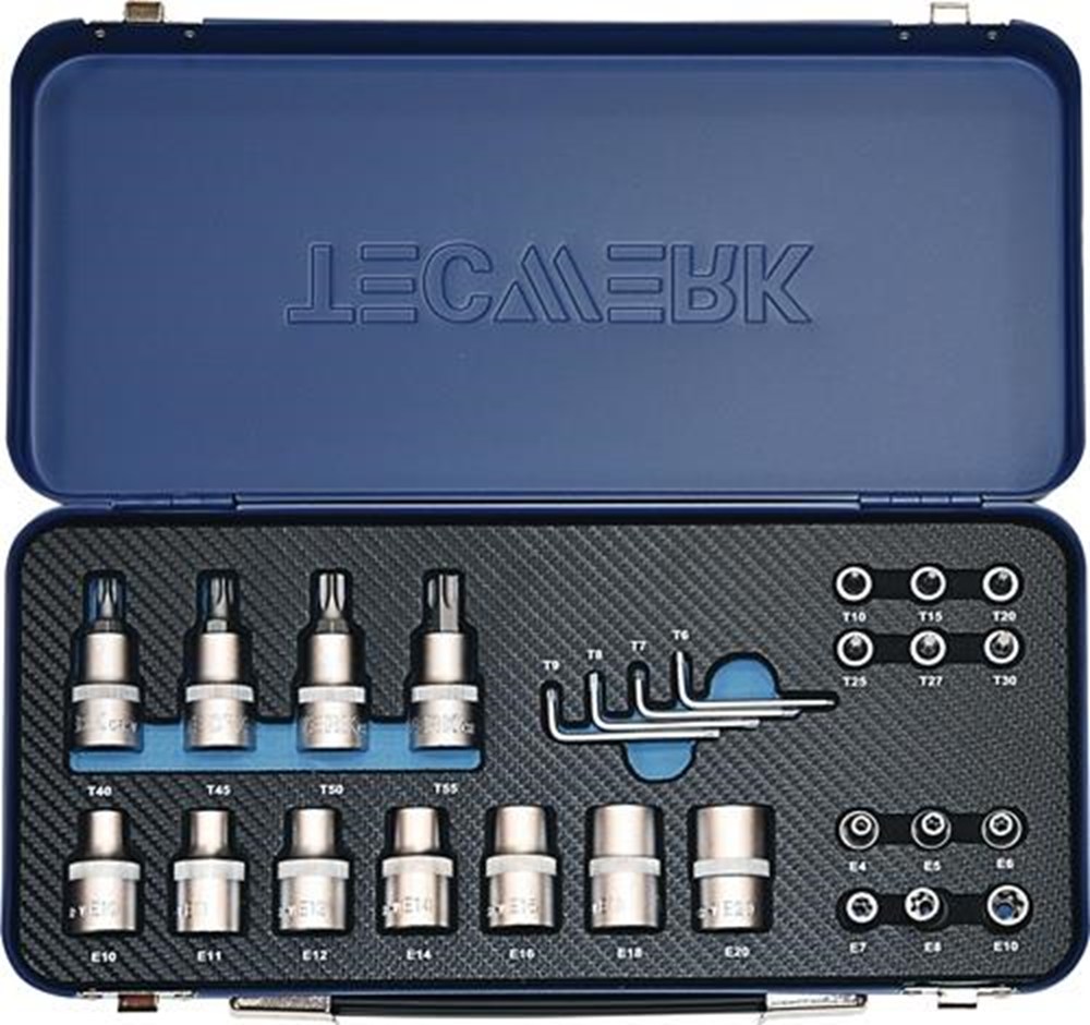 Afbeelding voor Dopsleutelset torx 1/4+1/2 27-dlg