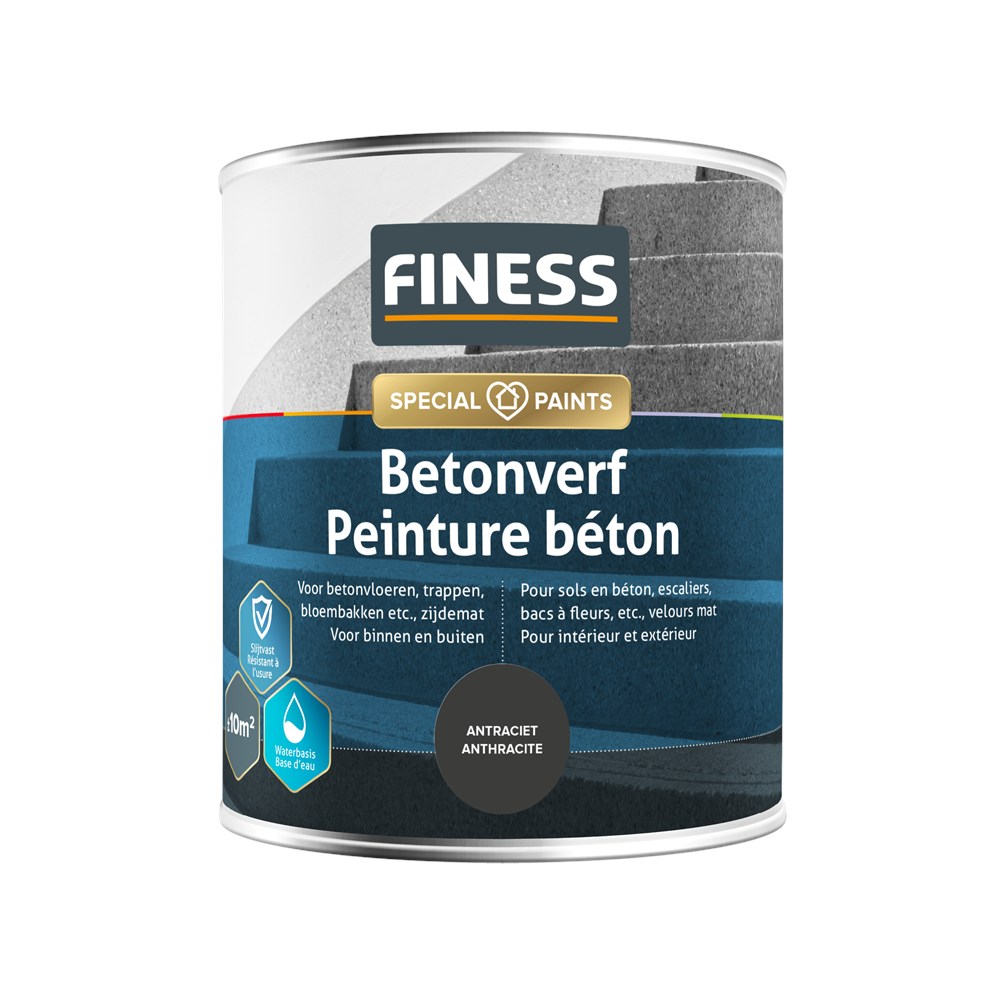 BETONVERF 0,75 LTR ACRYL 1454 ANTRA