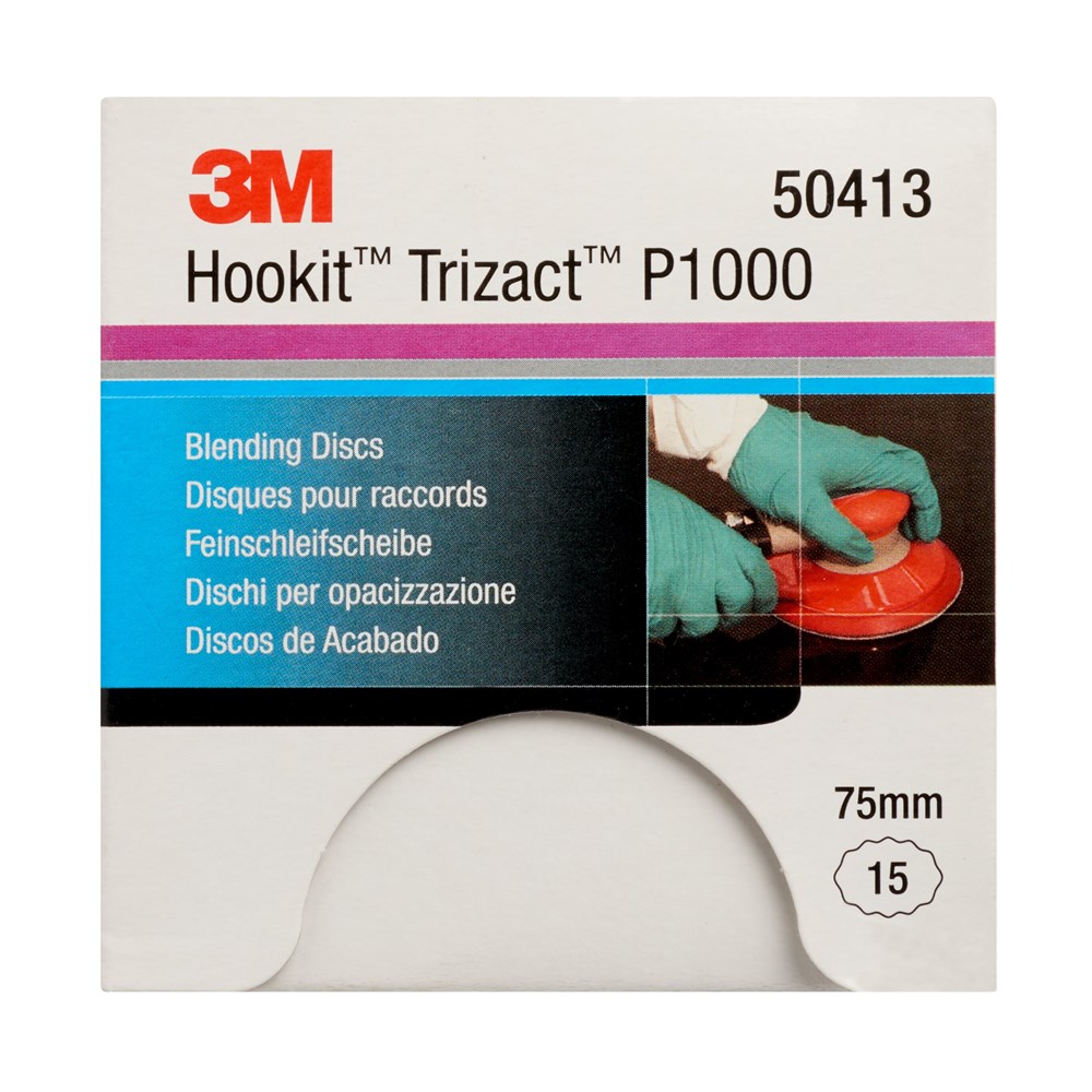 3M 50413 TRIZACT HOOKIT BLENDING SCHUURSCHIJF 75MM P1000 (2)
