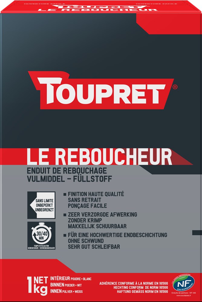 Toupret Le Reboucheur Binnenvulmiddel - 1 kg