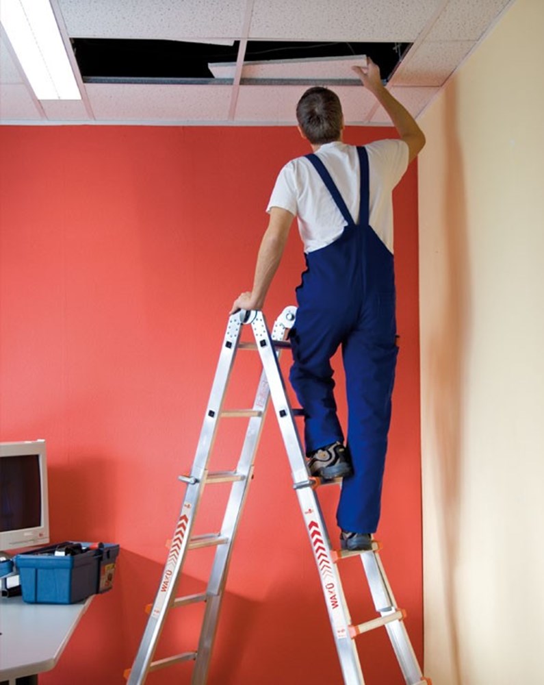 vouwladder telescoop alu.ongecoat waku-6 vouwladder telescoop alu.ongecoat waku-6