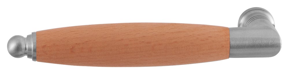 RVS geborsteld, Beuken, Grijs, RVS, Nee, 62 mm, 16 mm, 147 mm, Ika XL, Beide, stuk, Jaren 30, N.v.t. GPF414101200.png