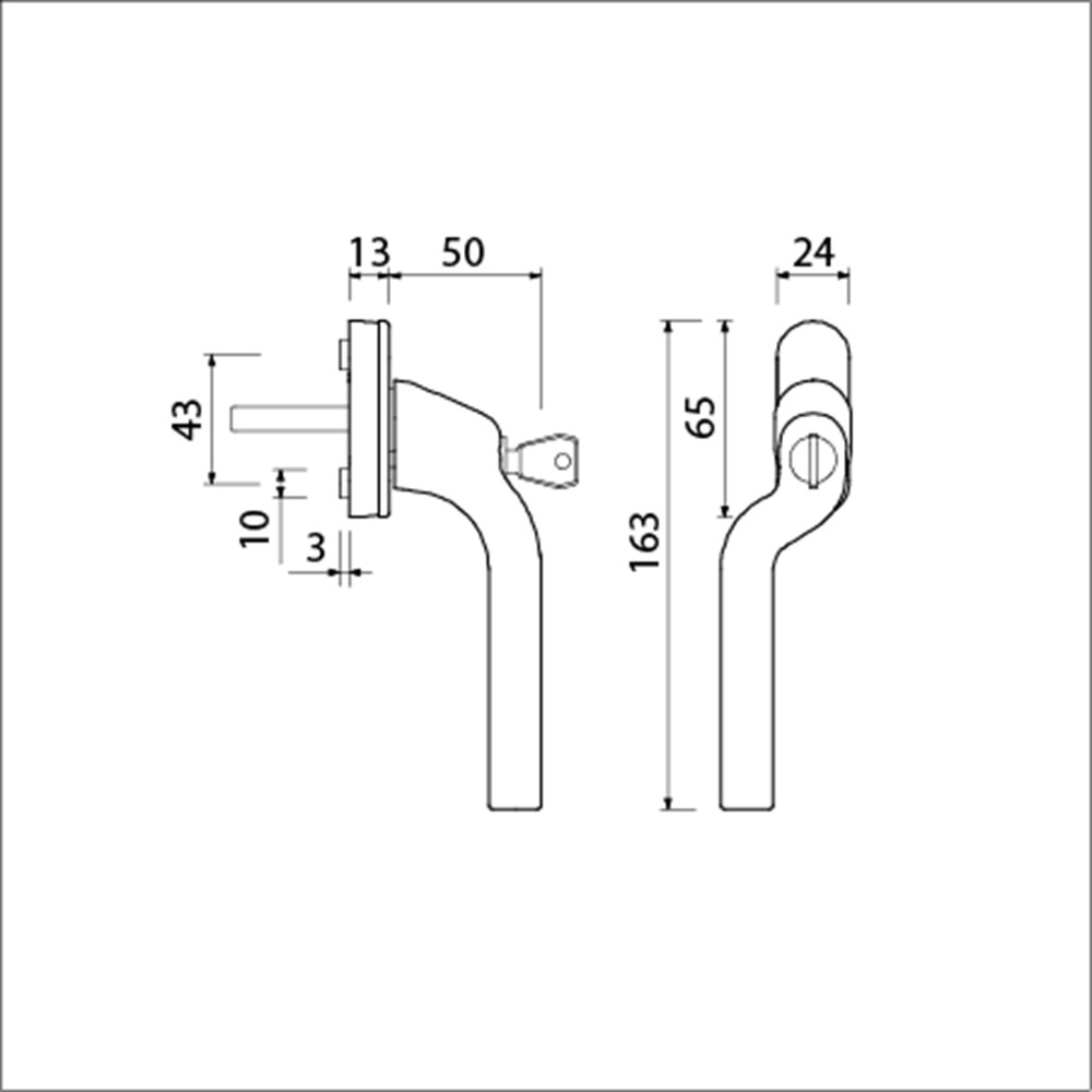 Afbeelding voor Espagnolet raamgreep SKG** VHB 832