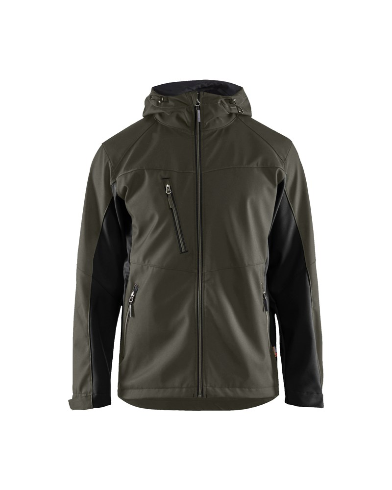 Afbeelding voor Softshell jack met capuchon 4753
