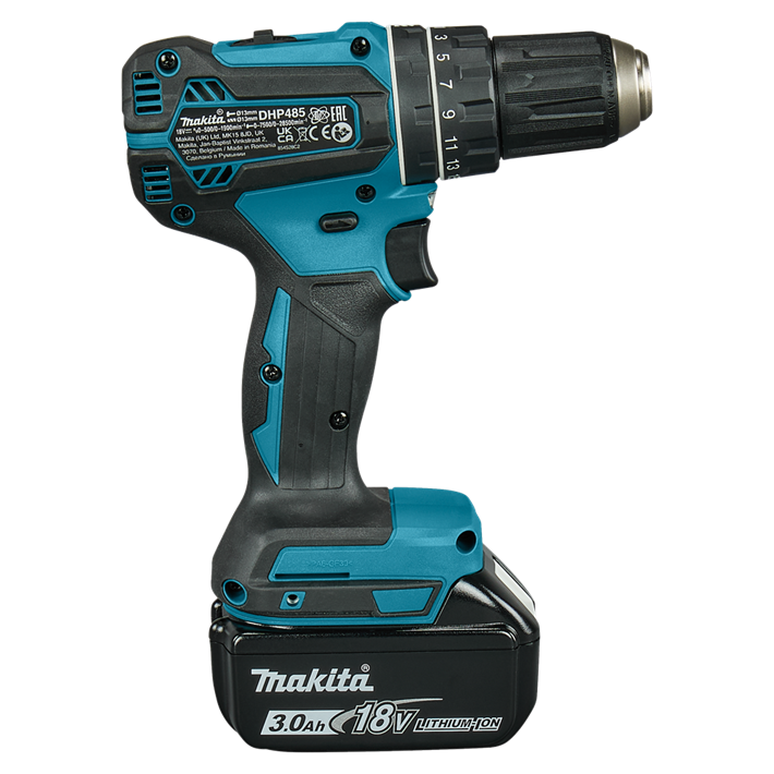 Afbeelding Makita 18 v klopboor-/schroefmachine DHP485SFE