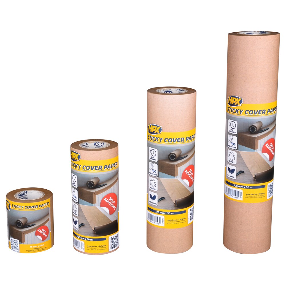 Afbeelding voor Afdekpapier 4000 zelfklevend 148mmx30mtr