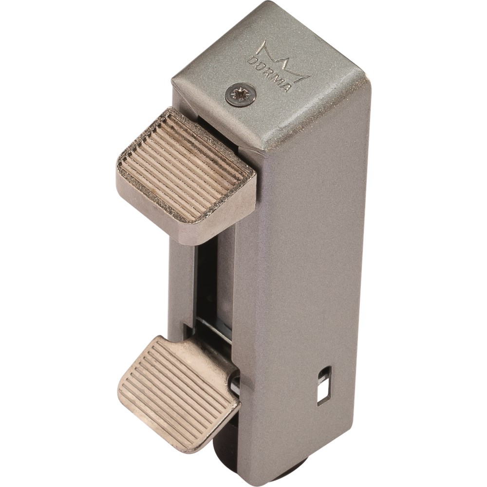 Deurvastzetter, staal gelakt