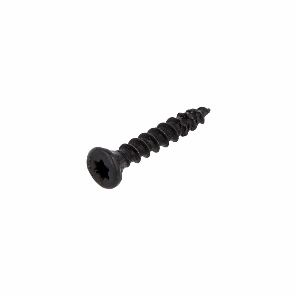 Spaanplaatschroef platverzonken kop torx, gezwart