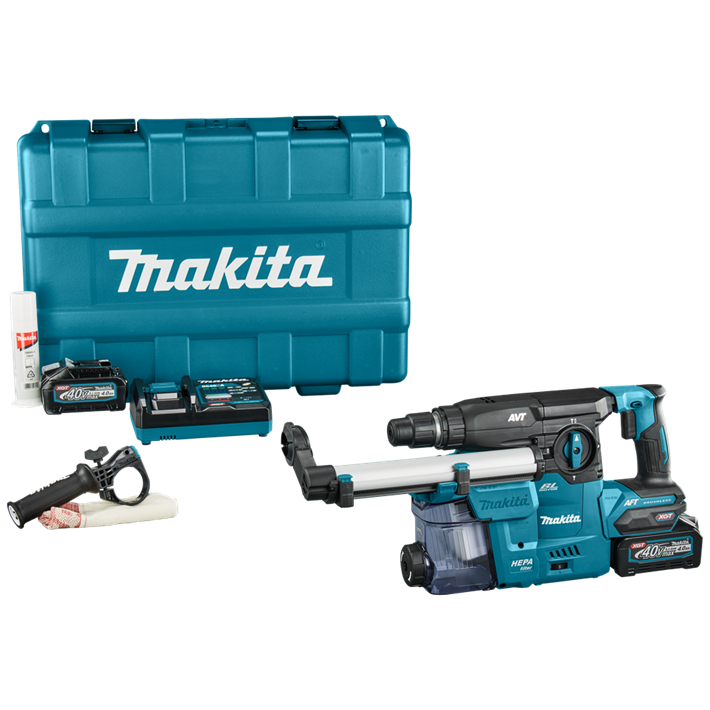 Afbeelding Makita 40 v max combihamer HR008GM202