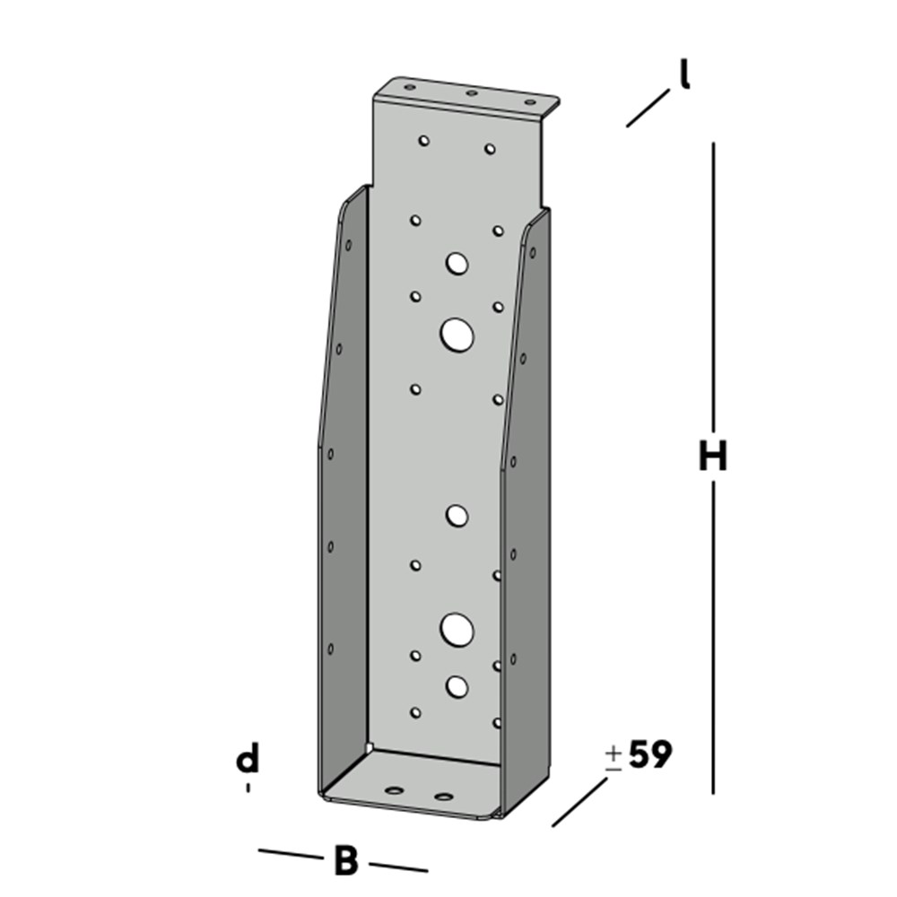balkdrager gbs korte lip sv-2 balkdrager gbs korte lip sv-2