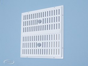 Schuifrooster, aluminium, samengesteld Schuifrooster, aluminium, samengesteld