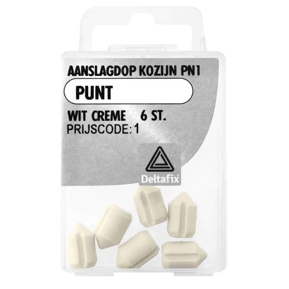 AANSLAGDOPJES RAL 9010 PN1 (4 STUKS)