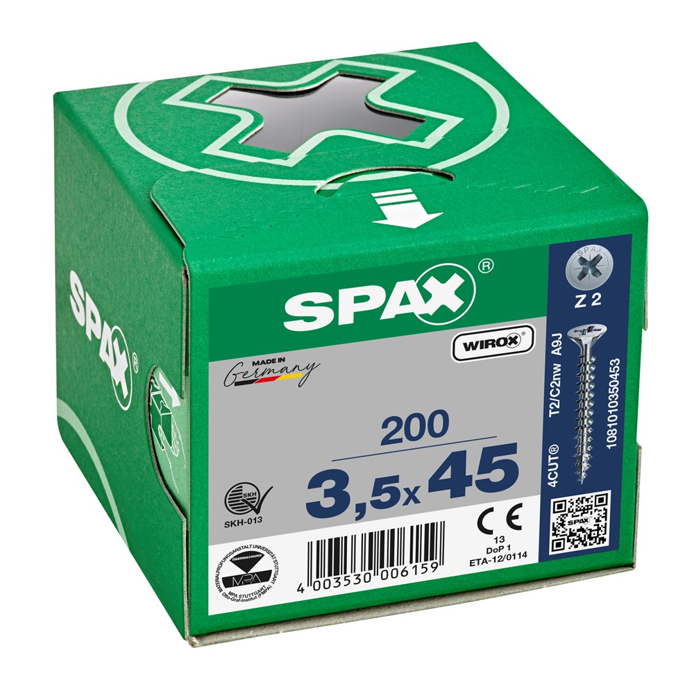 spaanplaatschroef wirox spax-4 spaanplaatschroef wirox spax-4