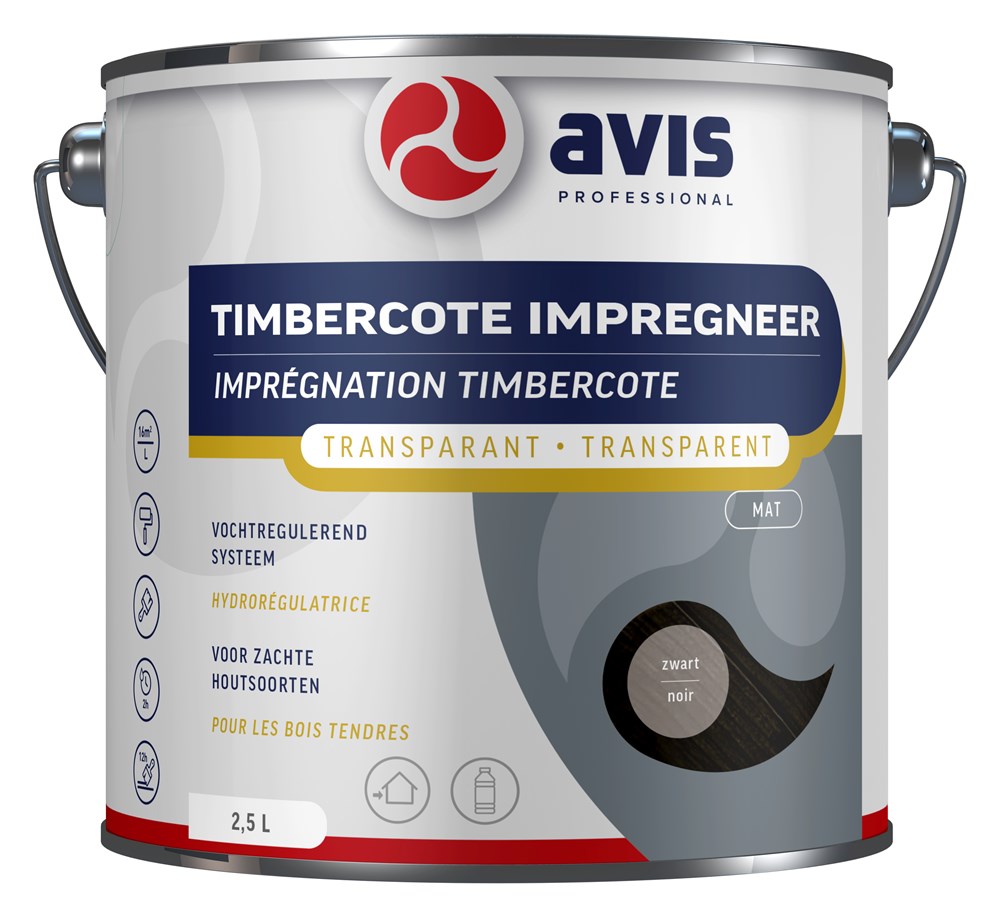 Avis Timbercote Impregneer Zwart (2)