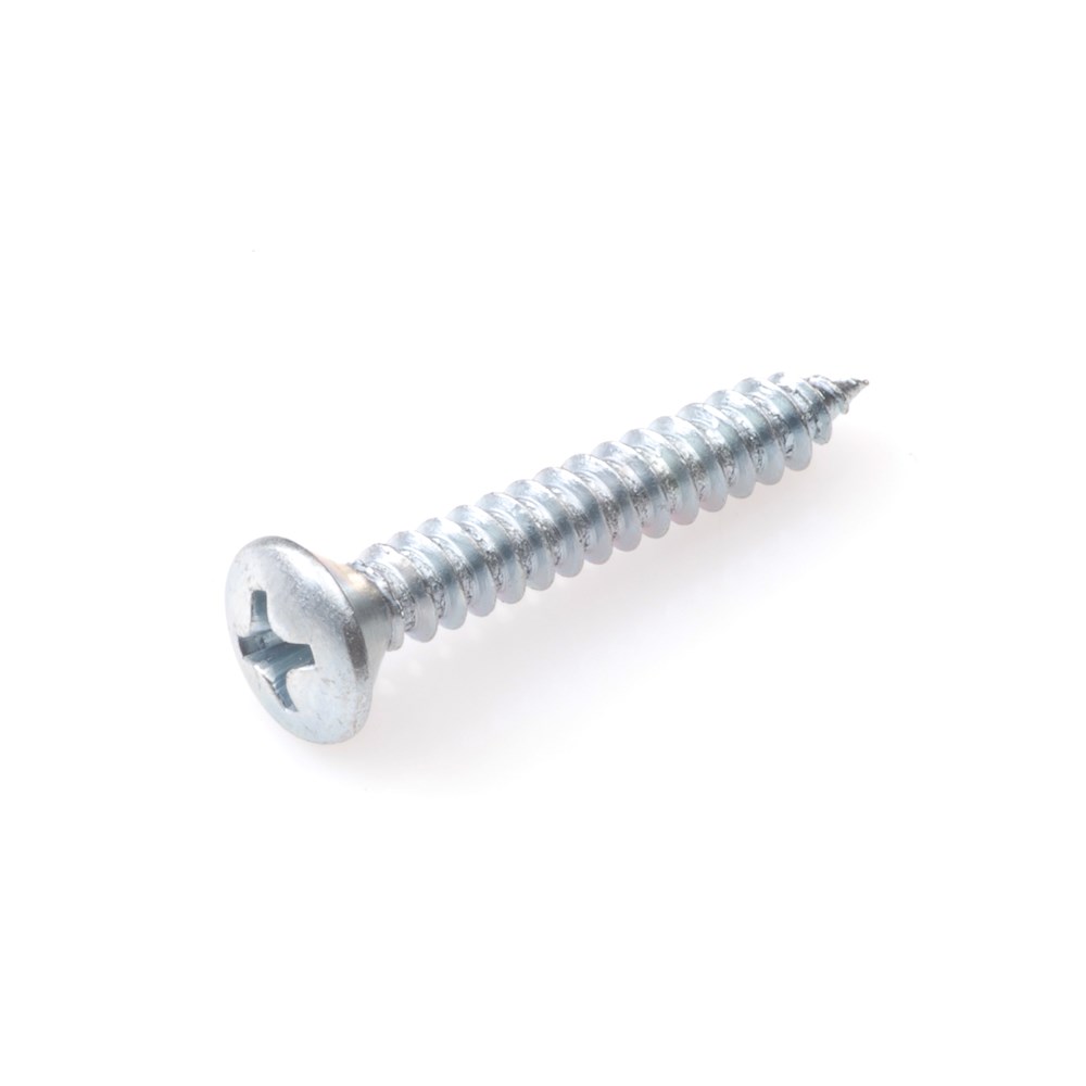 7983-C, staal, verzinkt, lenskop, PH-2, zelftappend, karton, 4.8 mm, 25 mm, 200 stuks, 9600 stuks, 200 stuks Plaatschroef_verzinkt_lenskop_kruiskop_zelftappend.jpg