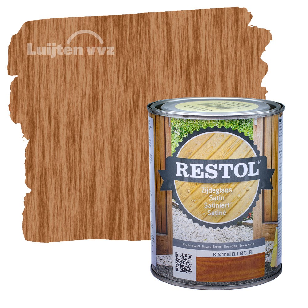 Restol Houtolie Zijdeglans Bruin-naturel (1)