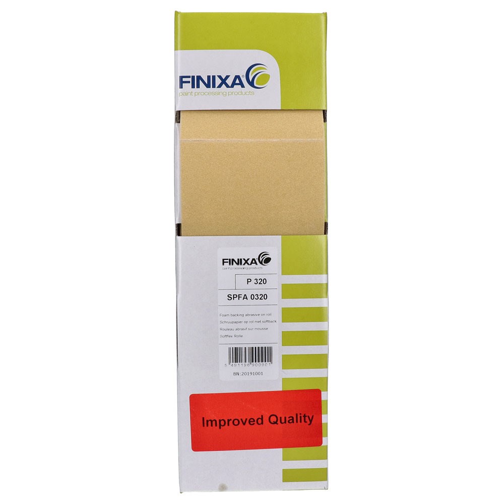 Finixa Schuurpapier Op Rol Met Softback 114mm x 25m (6)