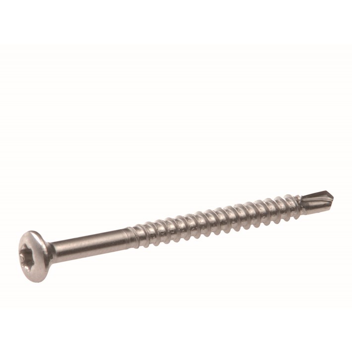 Glaslatschroeven zelfborend lenskop RVS 410 | Glazing bead selfdrilling screws lens head AISI 410 | Glasleistenschrauben selbstbohrend Linsenkopf Edelstahl 410 | Vis à pareclose autoperceuses tète de lentille inox 410