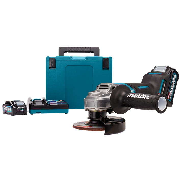Afbeelding Makita 40 v max haakse slijper 125 mm GA013GM201