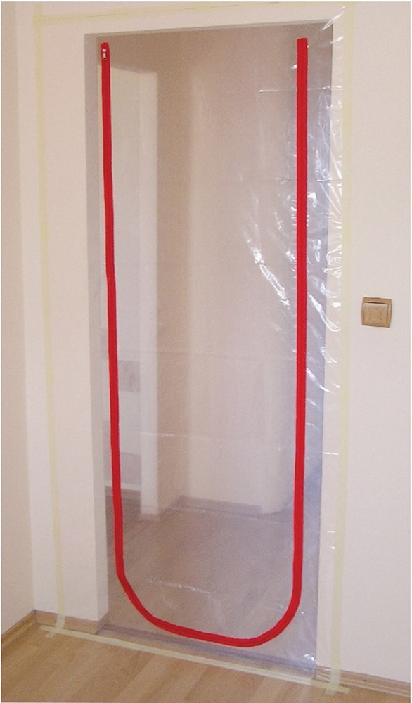 Superprof stofstop afsluitfolie met rits (1)