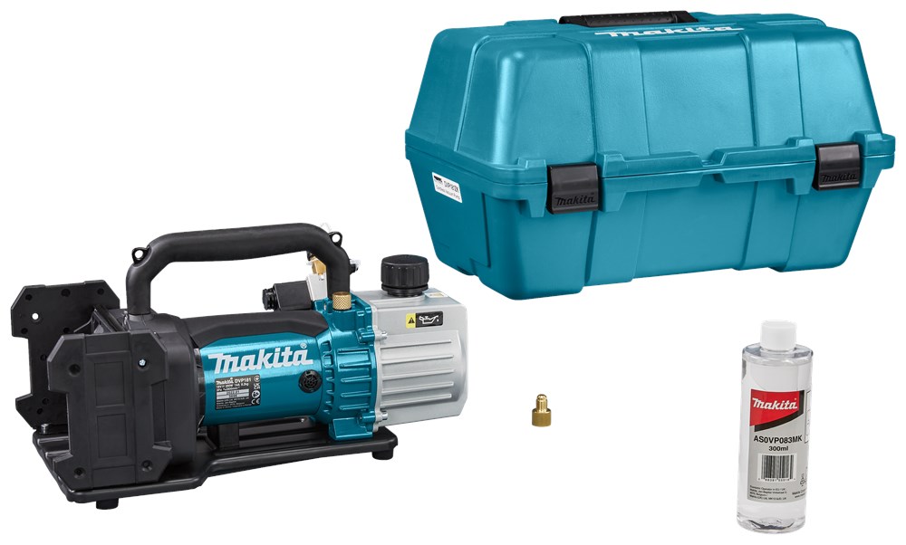MAKITA 18V VACUUMPOMP ZONDER ACCUS LADER KUNSTSTOF KOFFER