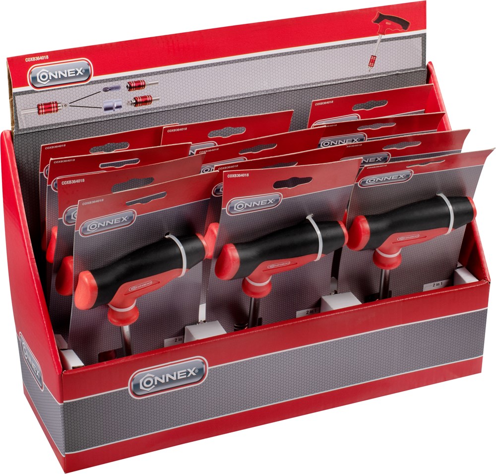 BIT-SCHROEVENDRAAIER T-GREEP 2IN1 BIT-SCHROEVENDRAAIER T-GREEP 2IN1