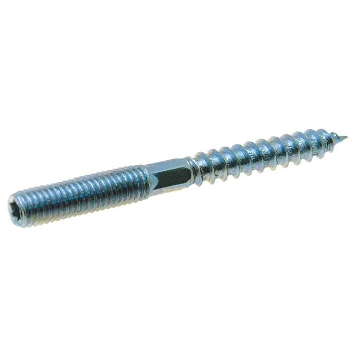 Stokeinden ijzer gegalvaniseerd | Hangerbolts iron galvanized | Stockschrauben Eisen glanzverzinkt | Goujons acier zingué