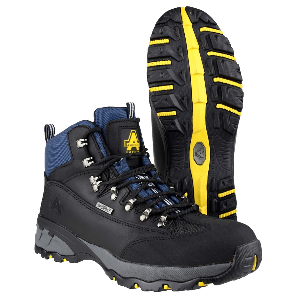 Amblers FS161 Lace up Hiker Safety Boot Black