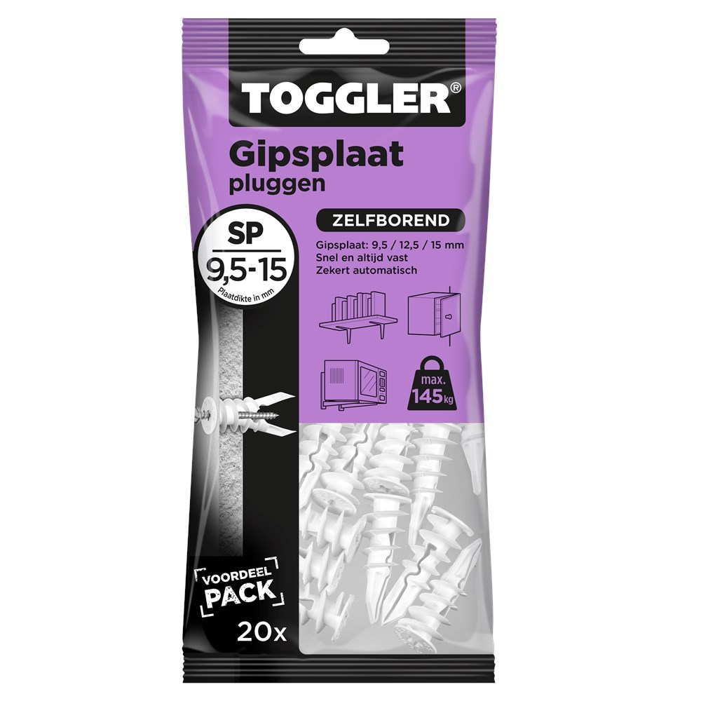 Toggler Gipsplaatplug SP zak met 20 pluggen.tif
