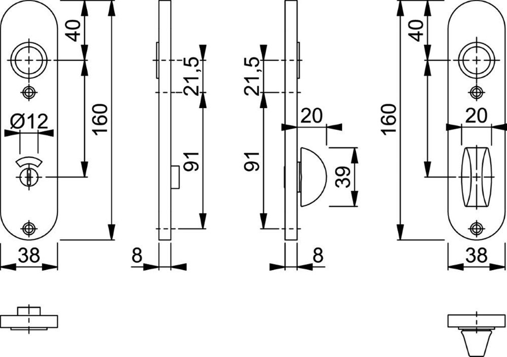 kortschild aluminium f1 hoppe-2 kortschild aluminium f1 hoppe-2