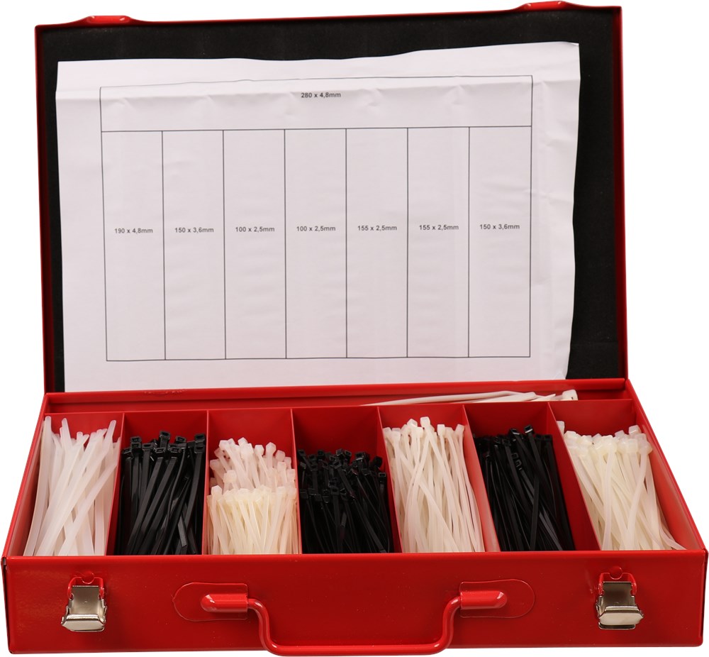 assortimentskoffer metaal rood kelfort-2 assortimentskoffer metaal rood kelfort-2