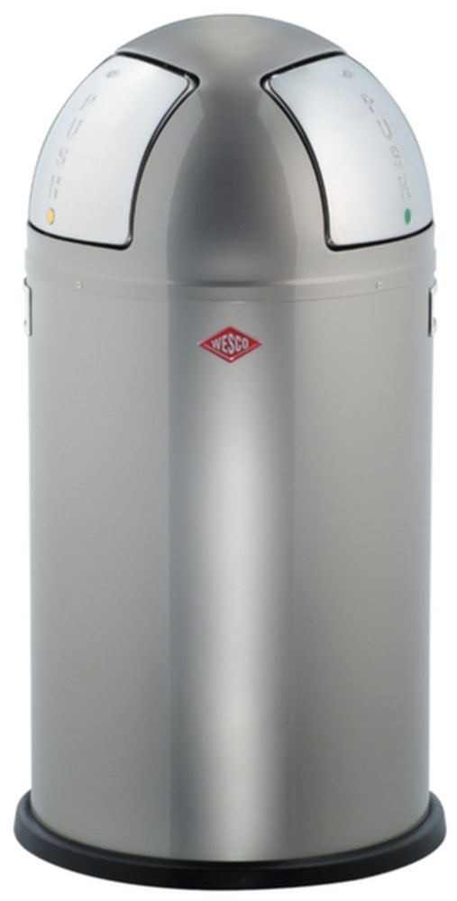 indoor, 50 l, rond, 540 mm, 330 mm, 330 mm, staal, zilverkleurig, staal, klapdeksel, 1 stuks, vuurremmend, nee, nee, staal, zilverkleurig, zilverkleurig, 11.13 kg, 1 st i0000004300.jpg
