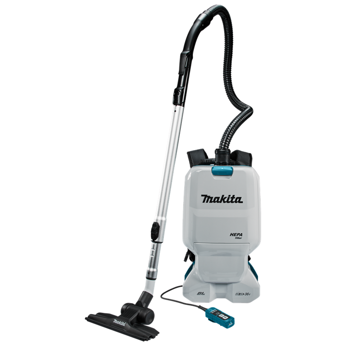 Afbeelding Makita 2x18 v rugstofzuiger voor schoonmaak DVC660PT2