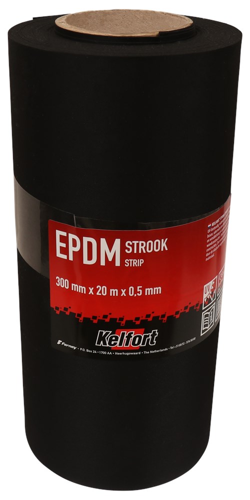 stroken epdm folie zwart kelfort-2 stroken epdm folie zwart kelfort-2