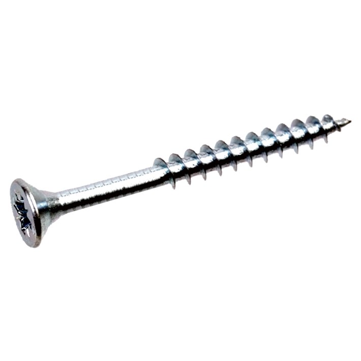 Spaanplaatschroeven platkop Pozidriv verzinkt | Chipboard screws countersunk head Pozidriv zincplated | Spanplattenschrauben Senkkopf Pozidriv verzinkt | Vis à bois tête fraisée Pozidriv zingué