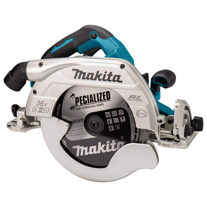 Afbeelding Makita 2x18 v cirkelzaag 235 mm