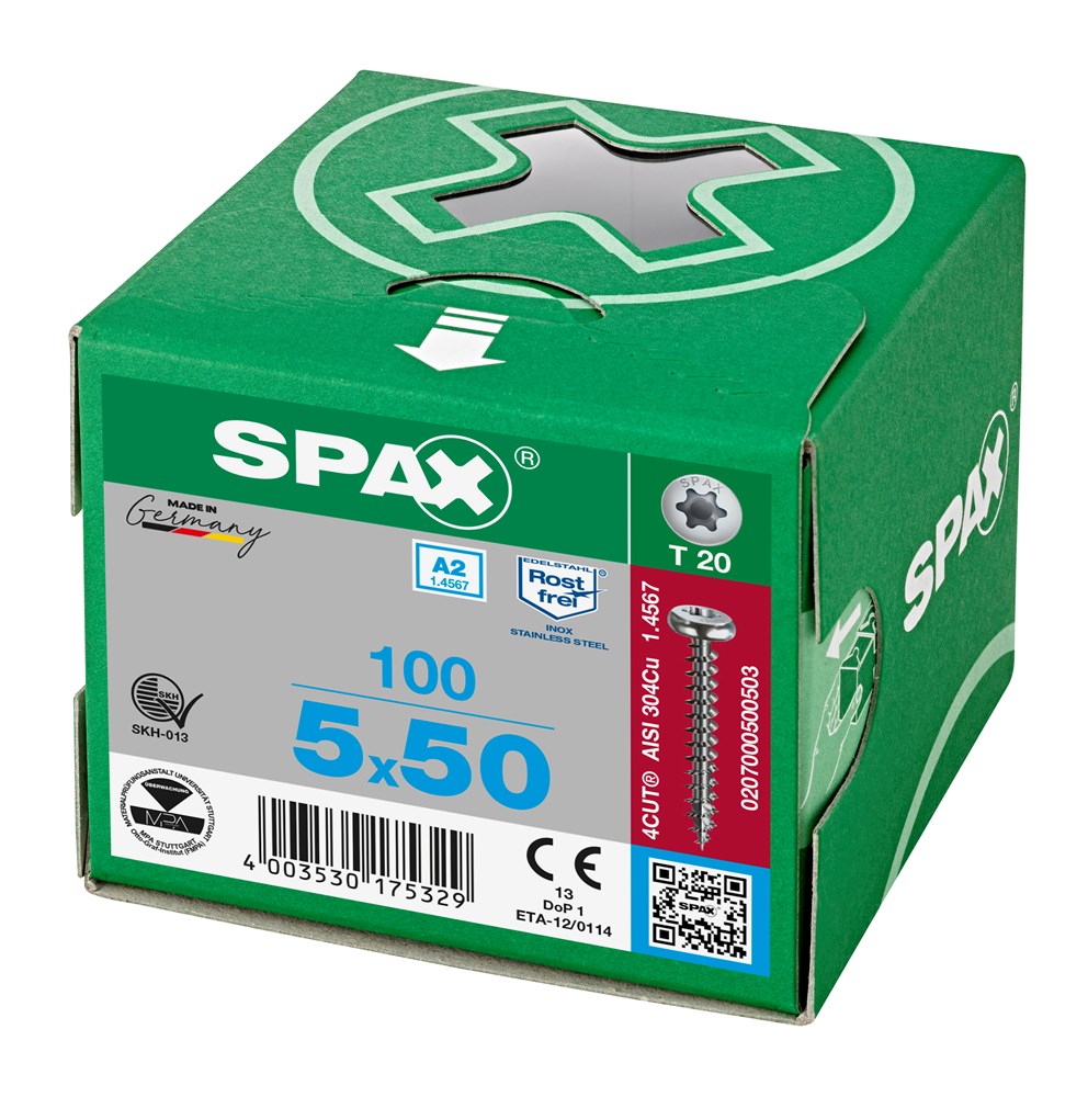 spaanplaatschroef rvs a2 spax-5 spaanplaatschroef rvs a2 spax-5