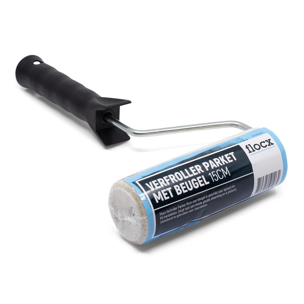 Flocx verfroller met beugel parket 15cm (1)