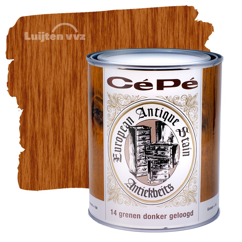CePe Antiekbeits Grenen Geloogd Donker - 14 (2)